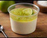 Limetten-Panna Cotta